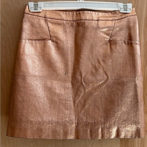 Club Monacco Copper Metallic Mini Skirt - Picture 4 of 12